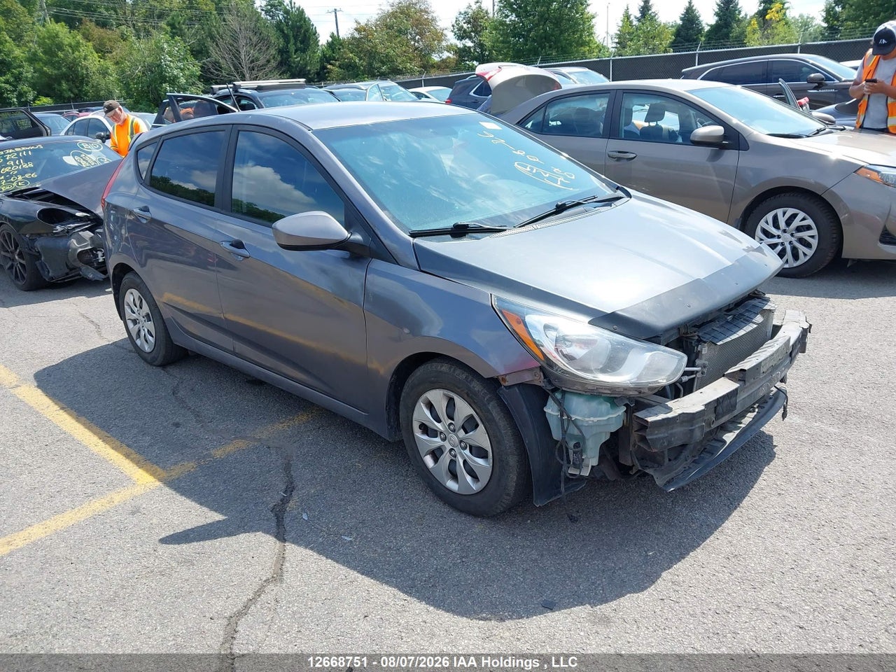 KMHCT5AE8FU220334 · 2015 HYUNDAI ACCENT GS