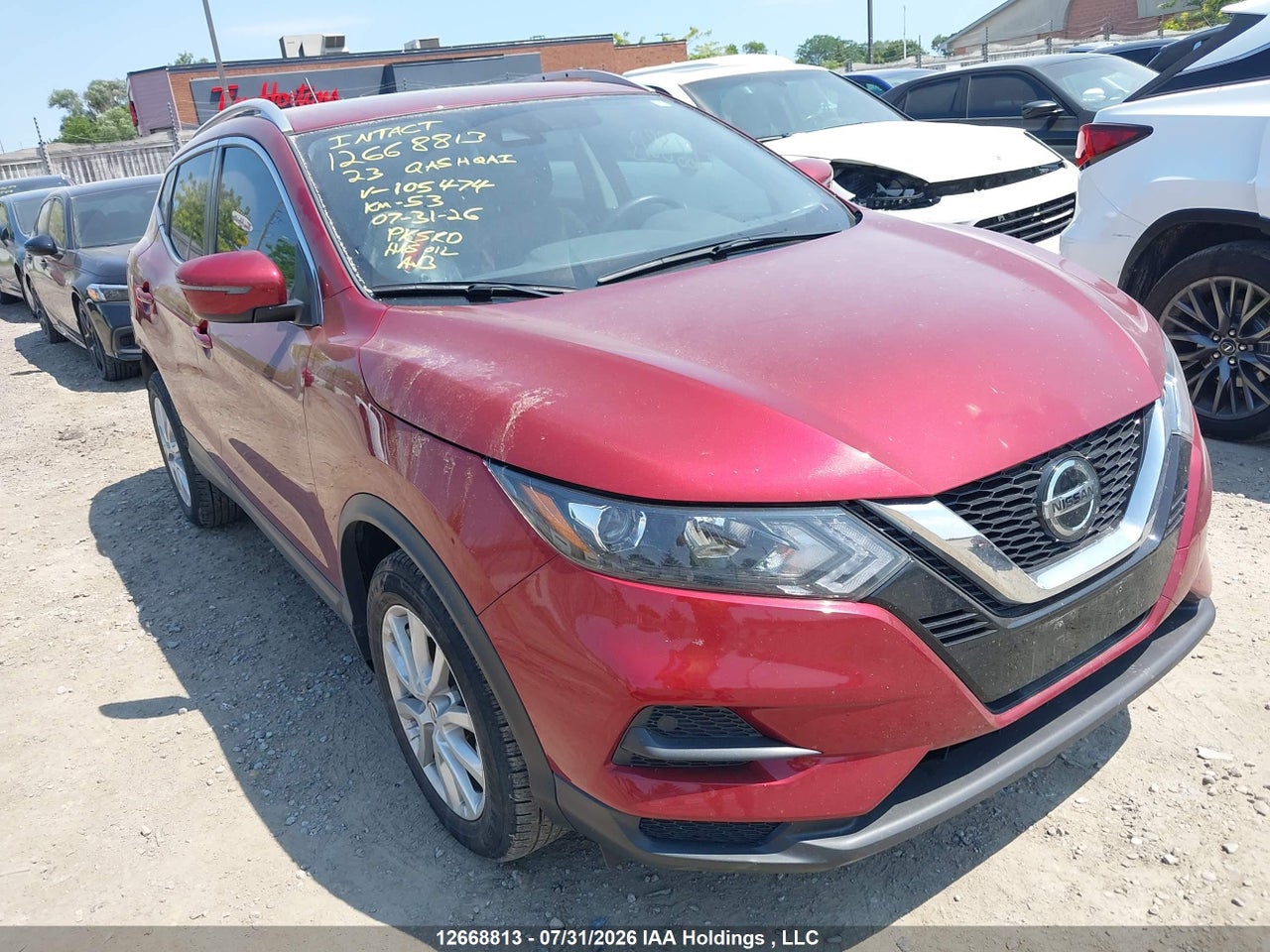 JN1BJ1BWXPW105474 · 2023 NISSAN QASHQAI