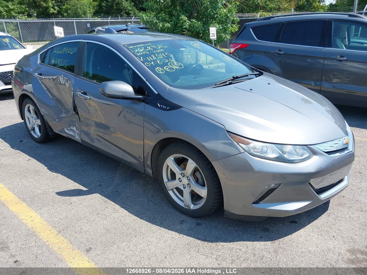 1G1RA6S5XKU118545 · 2019 CHEVROLET VOLT LT