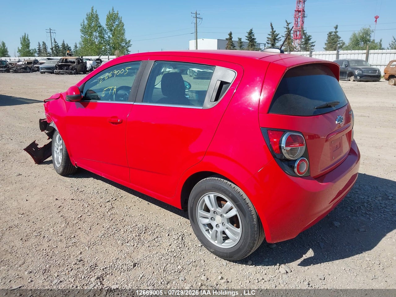 1G1JC6SB0G4166494 · 2016 CHEVROLET SONIC LT · 3/22