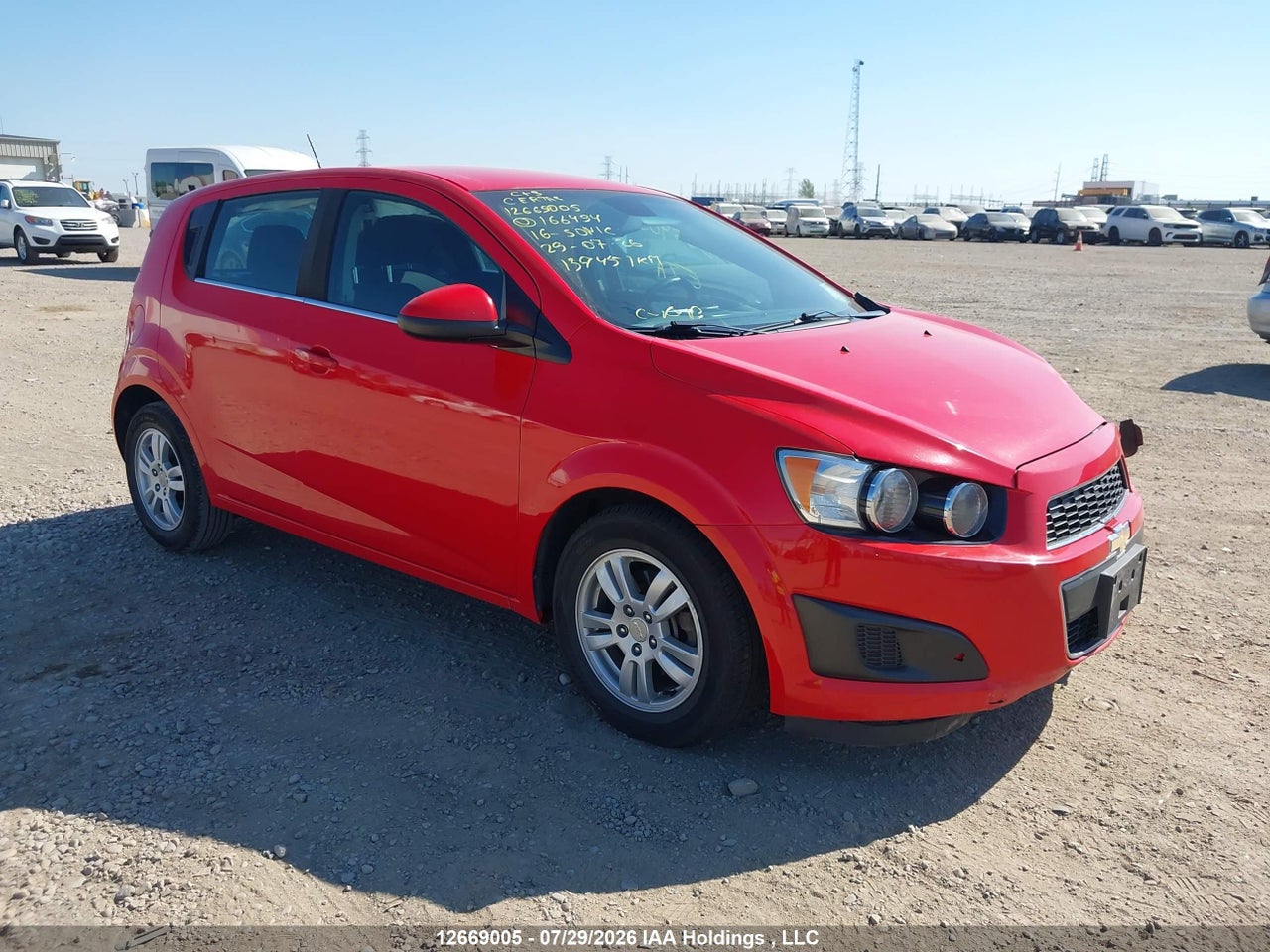 2016 CHEVROLET SONIC LT