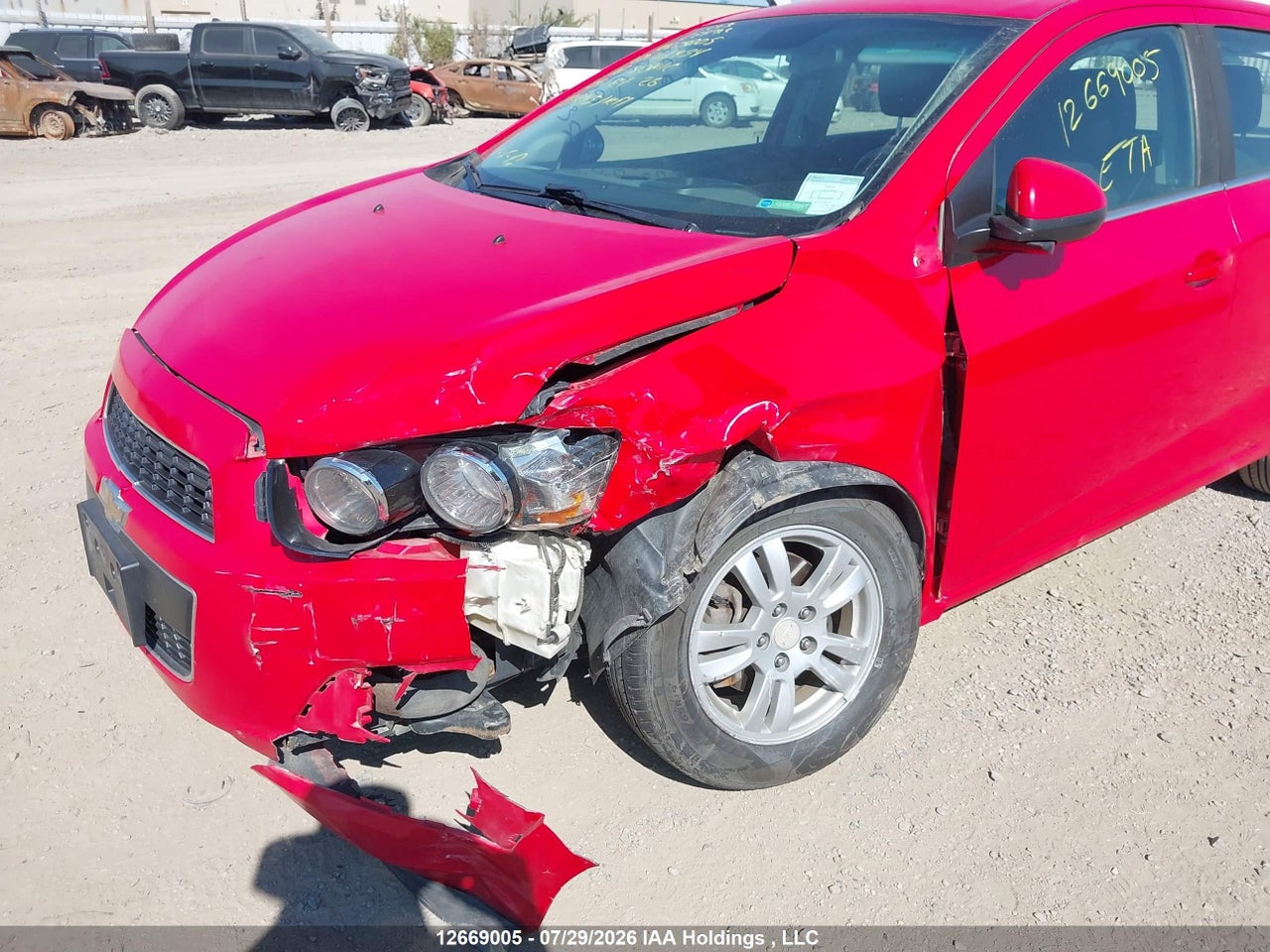 1G1JC6SB0G4166494 · 2016 CHEVROLET SONIC LT · 6/22