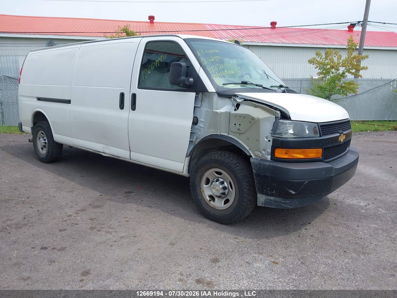 1GCWGBFP1P1223240 · 2023 CHEVROLET EXPRESS G2500