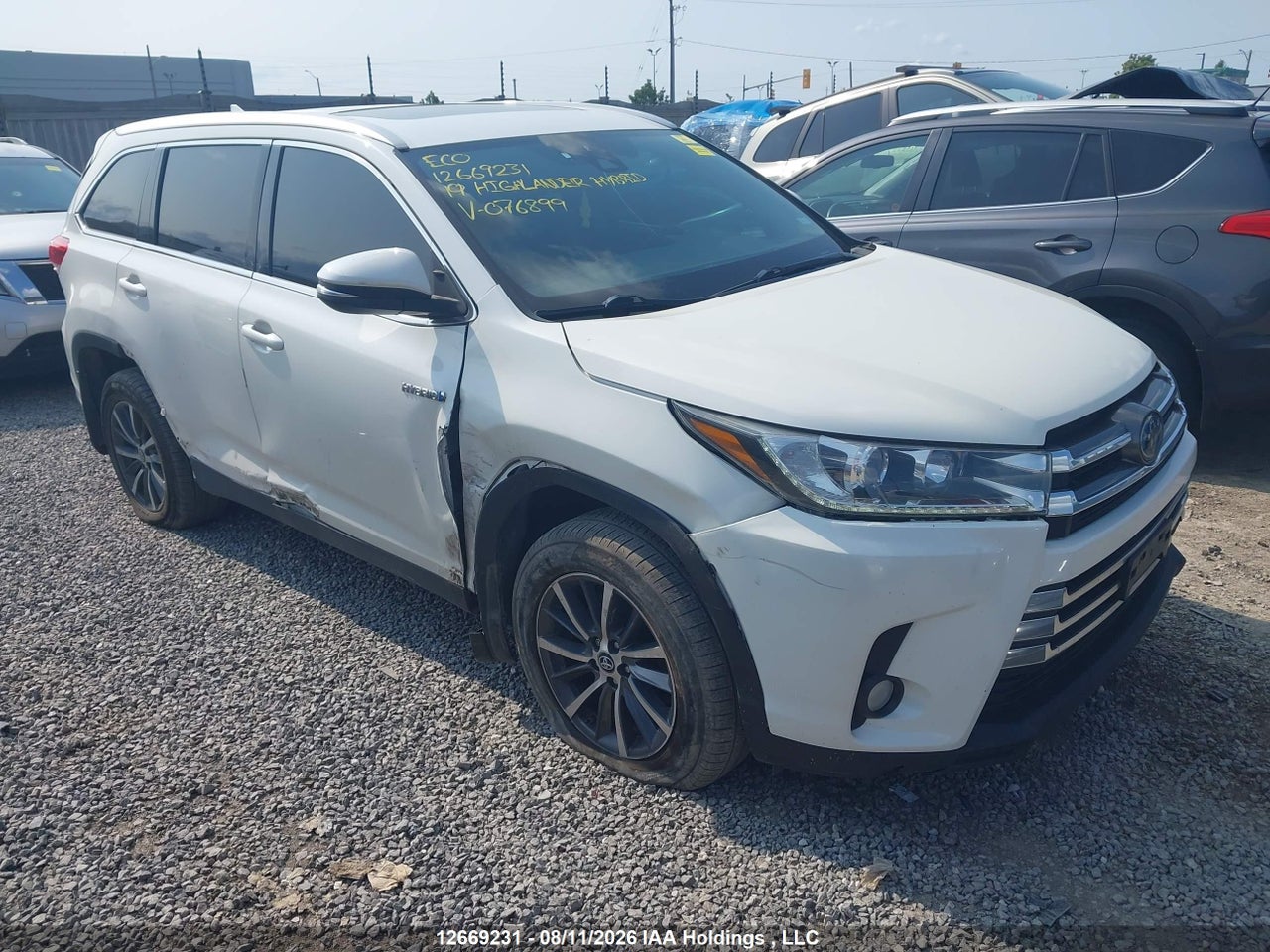 5TDJGRFH2KS076899 · 2019 TOYOTA HIGHLANDER HYBRID