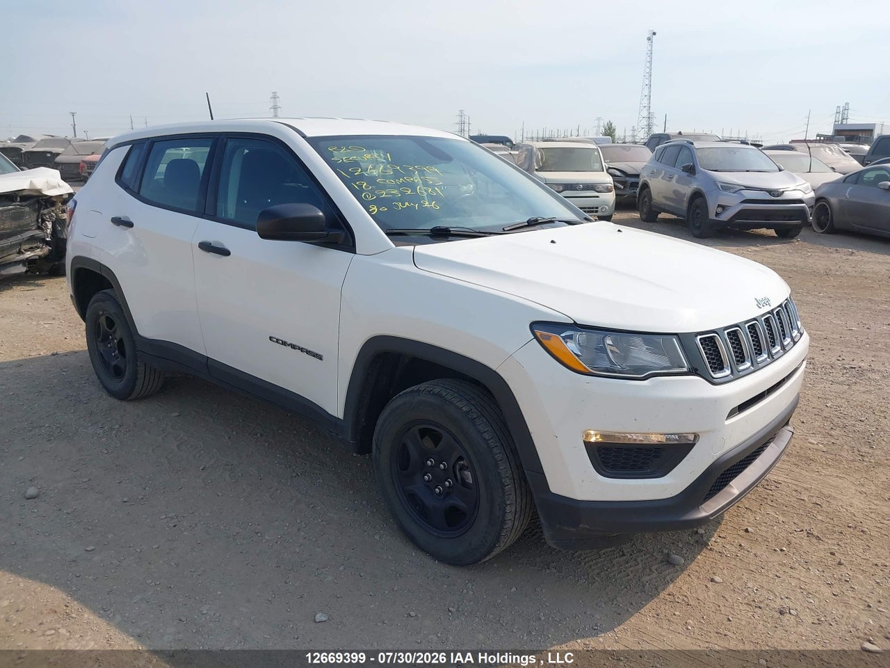 3C4NJDAB4JT232681 · 2018 JEEP COMPASS SPORT