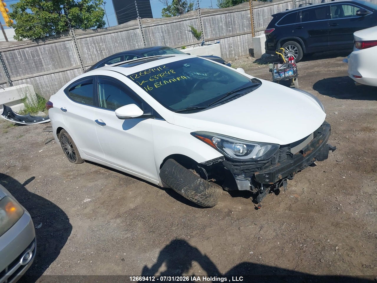 KMHDH4AH1GU639248 · 2016 HYUNDAI ELANTRA LIMITED