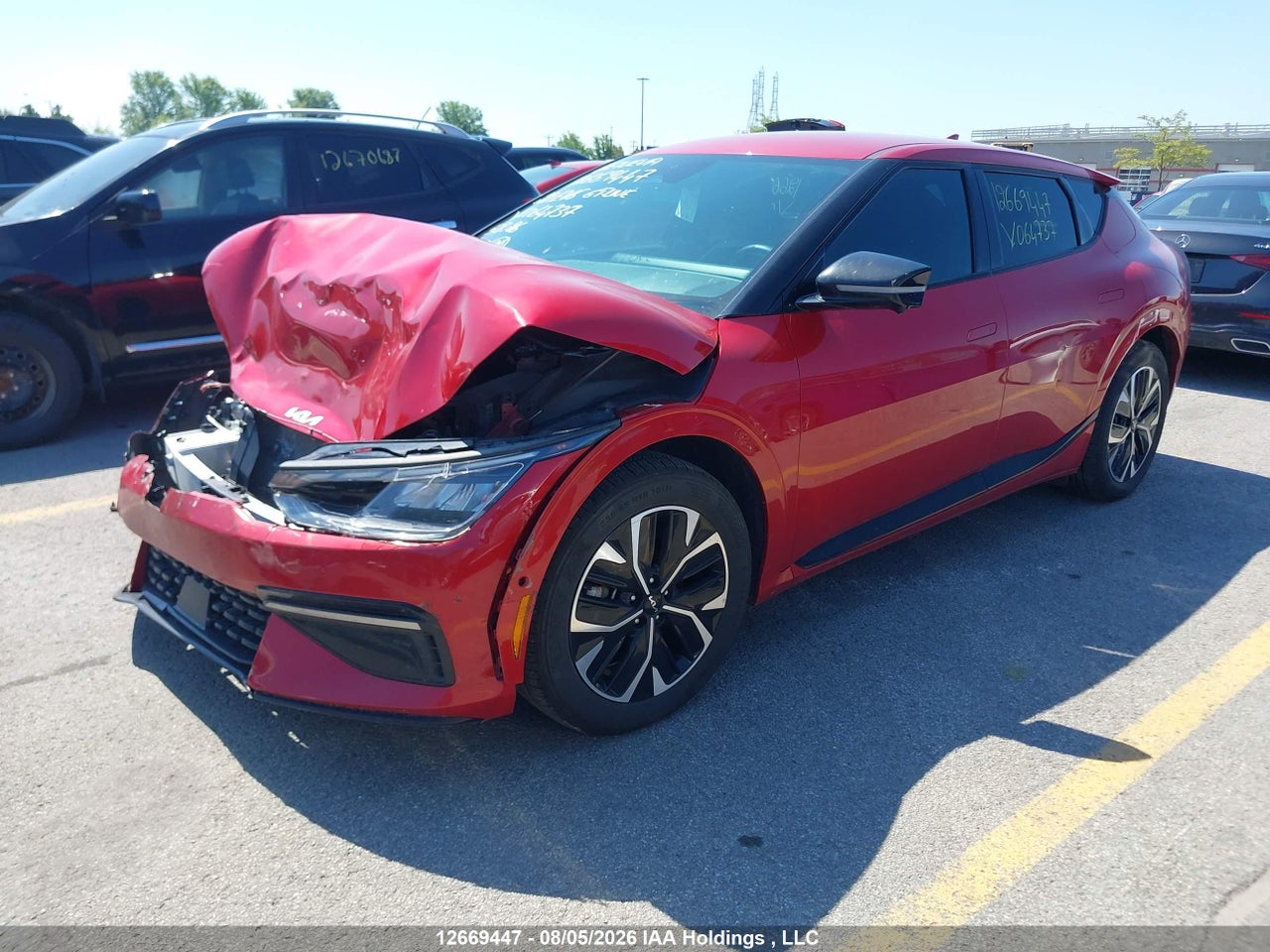 KNDC4DLC5N5064737 · 2022 KIA EV6 LONG RANGE W/GT-LINE PKG 1/LONG RANGE W/GT-LINE PKG 2 · 2/23
