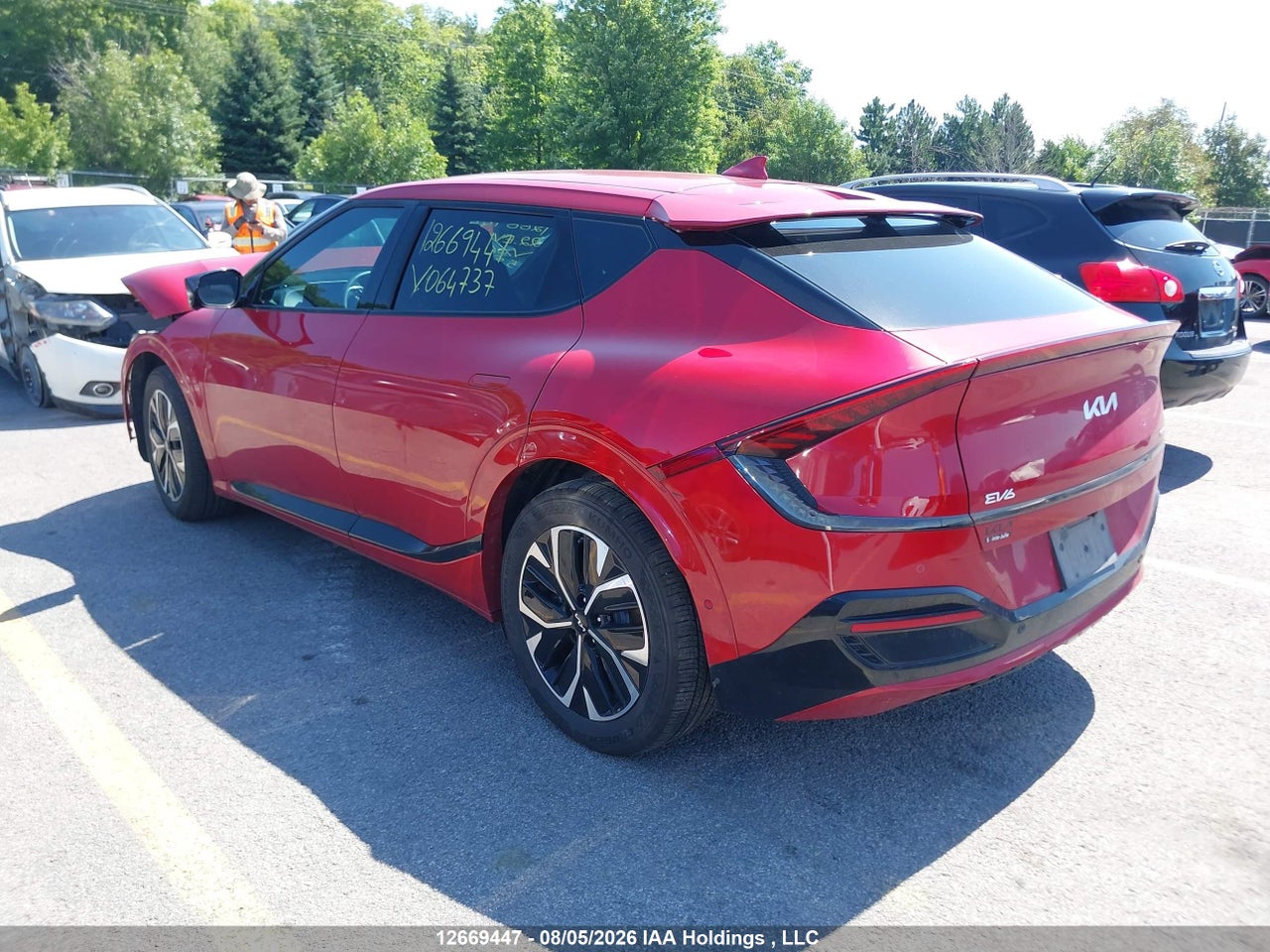 KNDC4DLC5N5064737 · 2022 KIA EV6 LONG RANGE W/GT-LINE PKG 1/LONG RANGE W/GT-LINE PKG 2 · 3/23