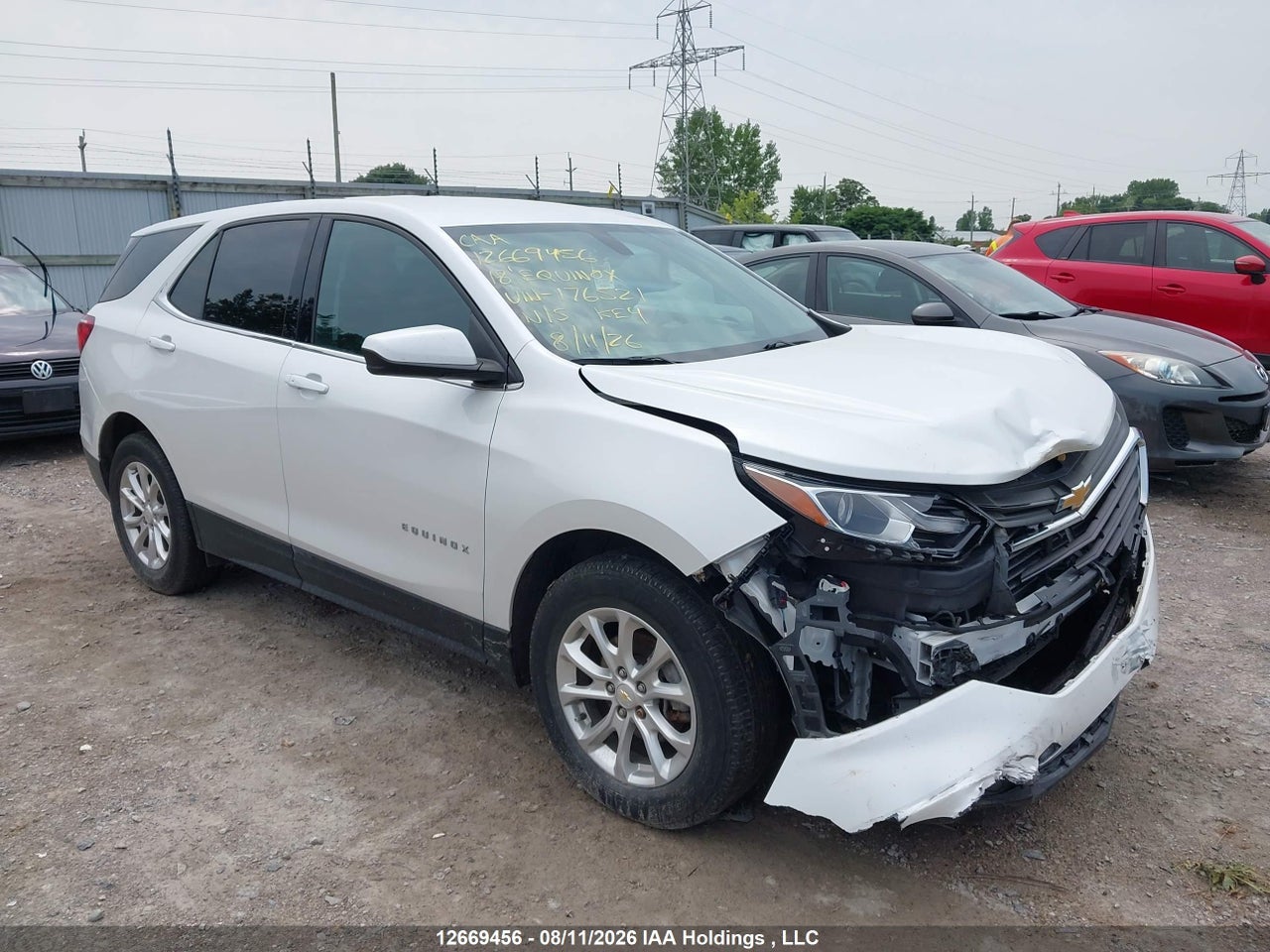 2GNAXJEV3J6176521 · 2018 CHEVROLET EQUINOX LT