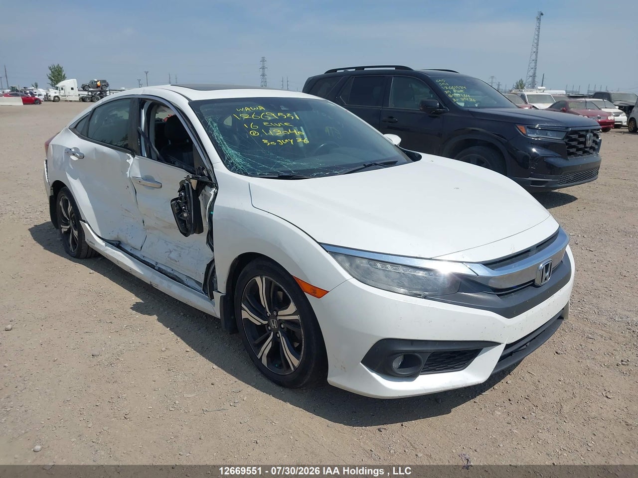 2HGFC1F95GH112040 · 2016 HONDA Civic touring
