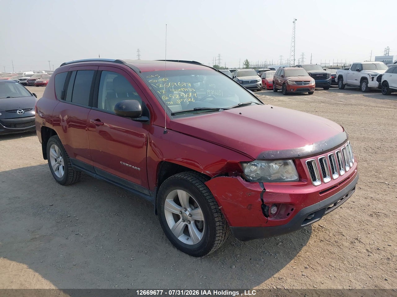 1C4NJDCB2CD525677 · 2012 JEEP COMPASS LIMITED