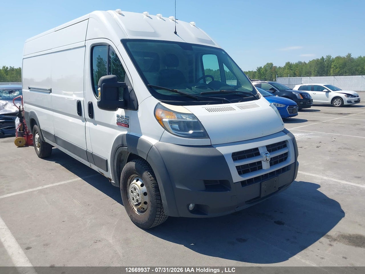 3C6TRVDG8EE112638 · 2014 RAM PROMASTER 2500 HIGH ROOF