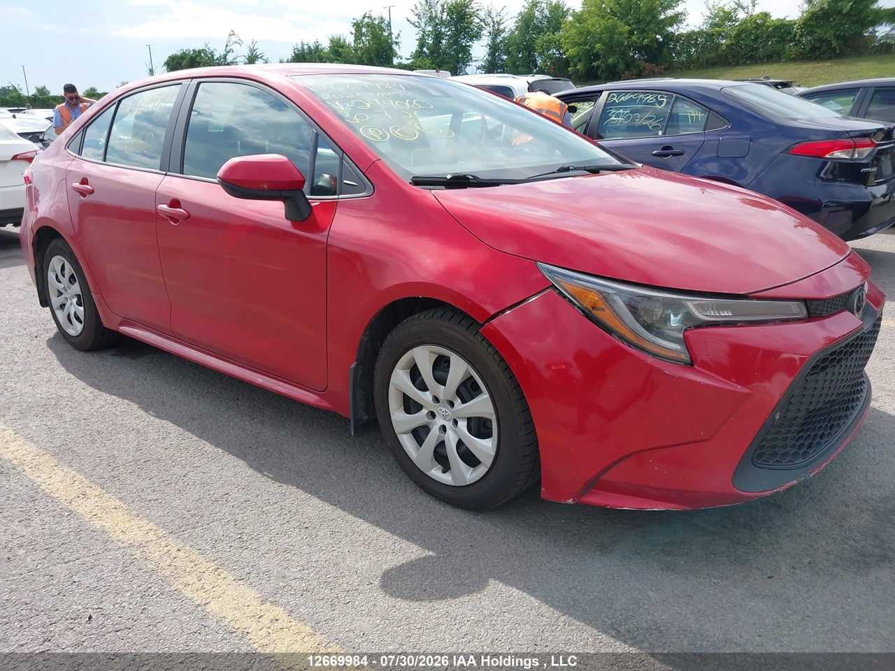5YFBPMBE8MP244060 · 2021 TOYOTA COROLLA LE