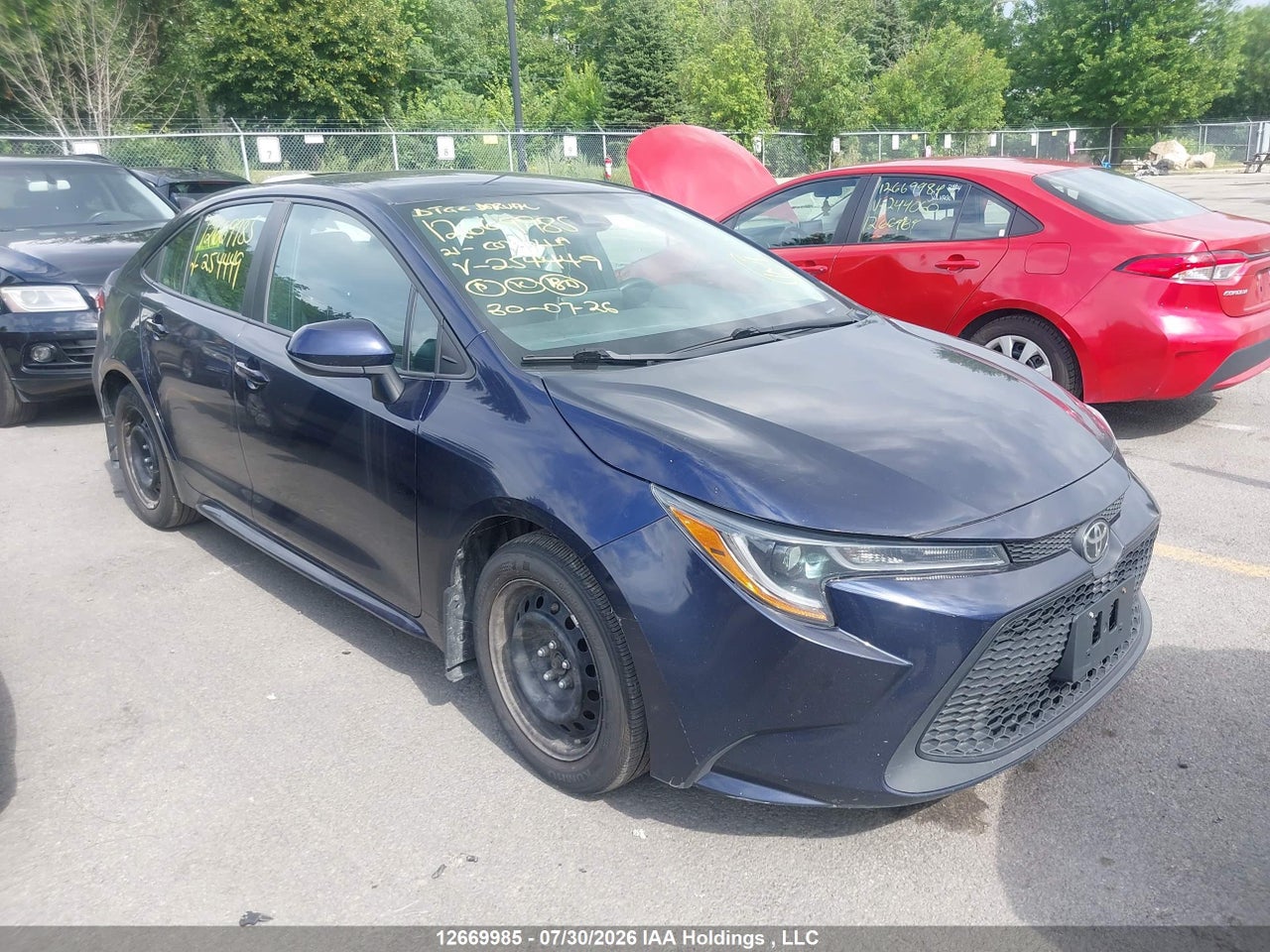 5YFBPMBE9MP254449 · 2021 TOYOTA COROLLA LE