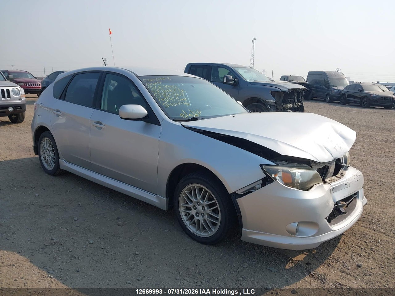JF1GH626X8G825967 · 2008 SUBARU IMPREZA 2.5I