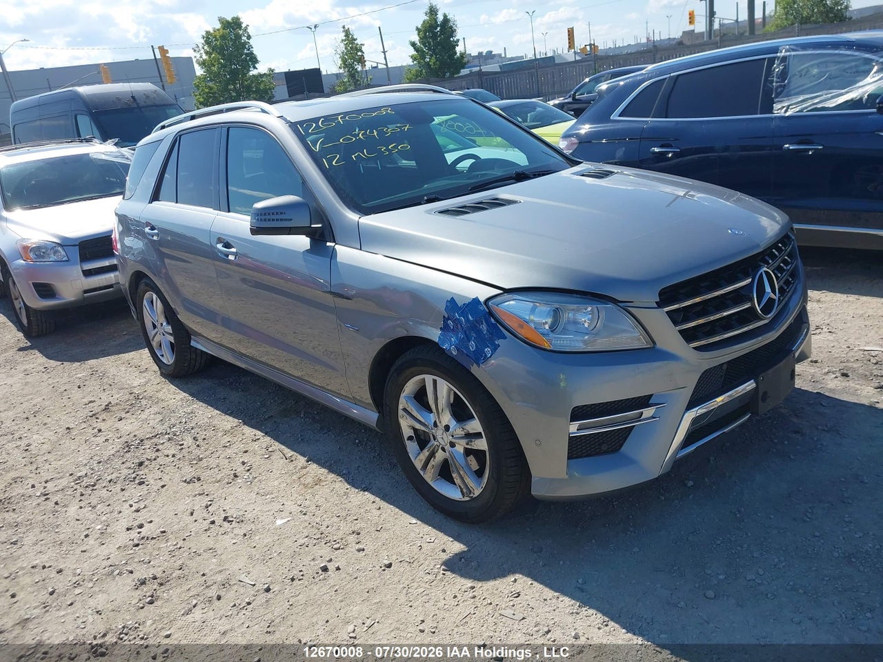 4JGDA2EB0CA074307 · 2012 MERCEDES BENZ ML 350 BLUETEC 4MATIC