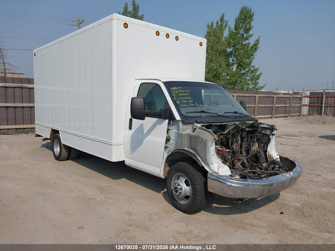 1GD374CG8B1103717 · 2011 GMC SAVANA CUTAWAY STANDARD