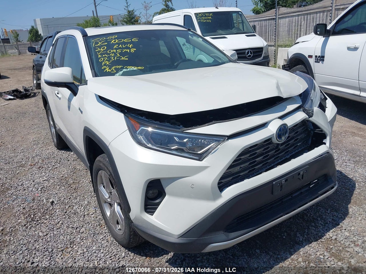 2T3DWRFV6LW095798 · 2020 TOYOTA RAV4 HYBRID LIMITED