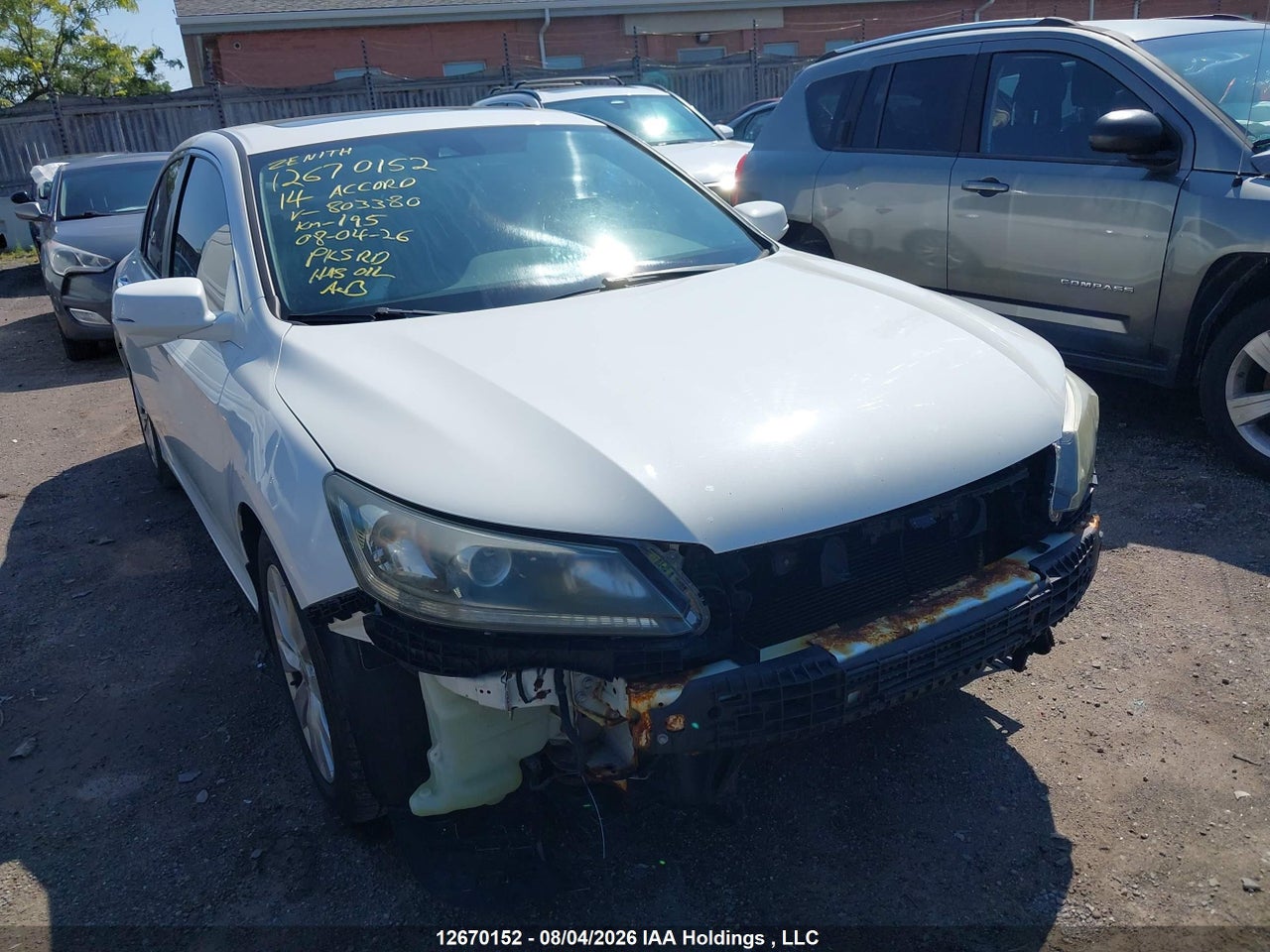 2014 HONDA ACCORD EX-L