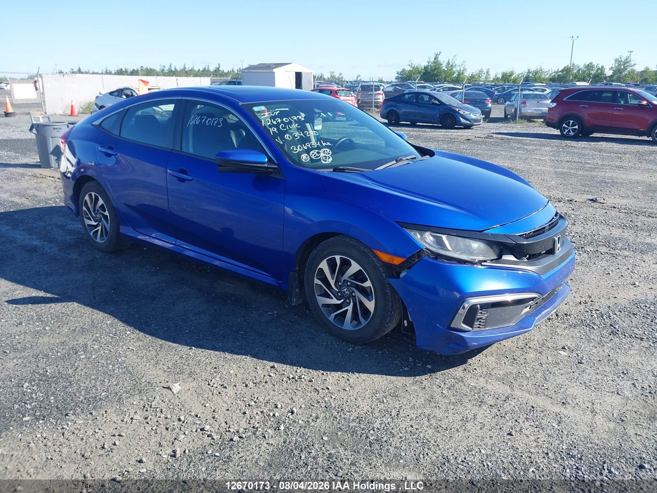 2HGFC2F73KH034290 · 2019 HONDA CIVIC EX