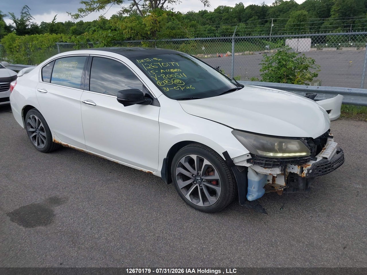 1HGCR3F94FA800511 · 2015 HONDA ACCORD TOURING