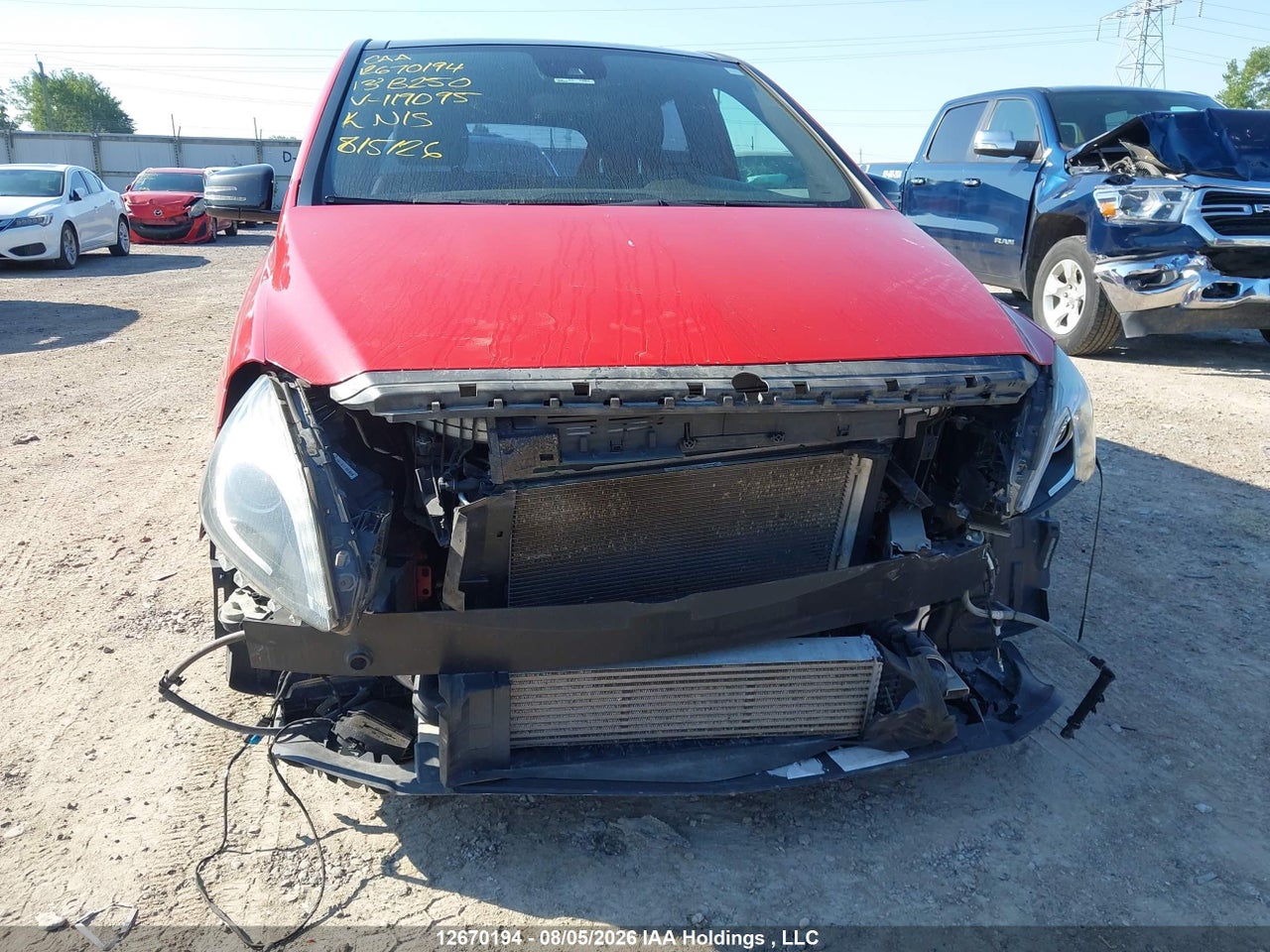 WDDMH4EB3DJ119095 · 2013 MERCEDES BENZ B250 · 6/21