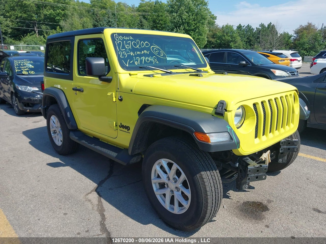1C4GJXAN8PW677058 · 2023 JEEP WRANGLER 2-DOOR SPORT S