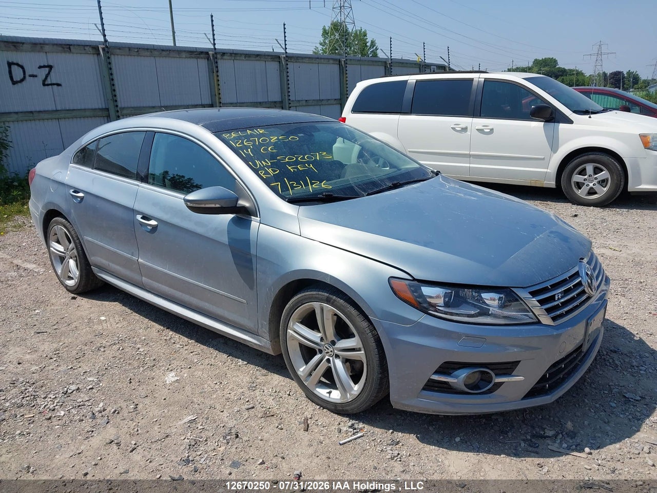 WVWRN7AN7EE502073 · 2014 VOLKSWAGEN CC