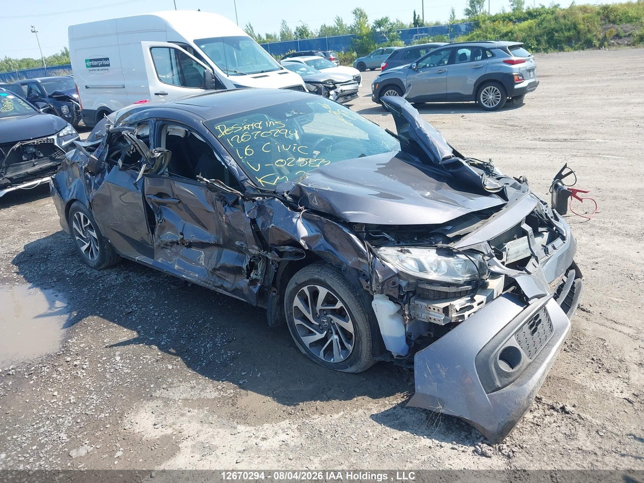 2HGFC2F84GH025372 · 2016 HONDA CIVIC EX