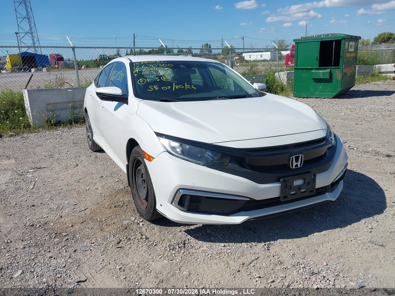 2019 HONDA CIVIC LX
