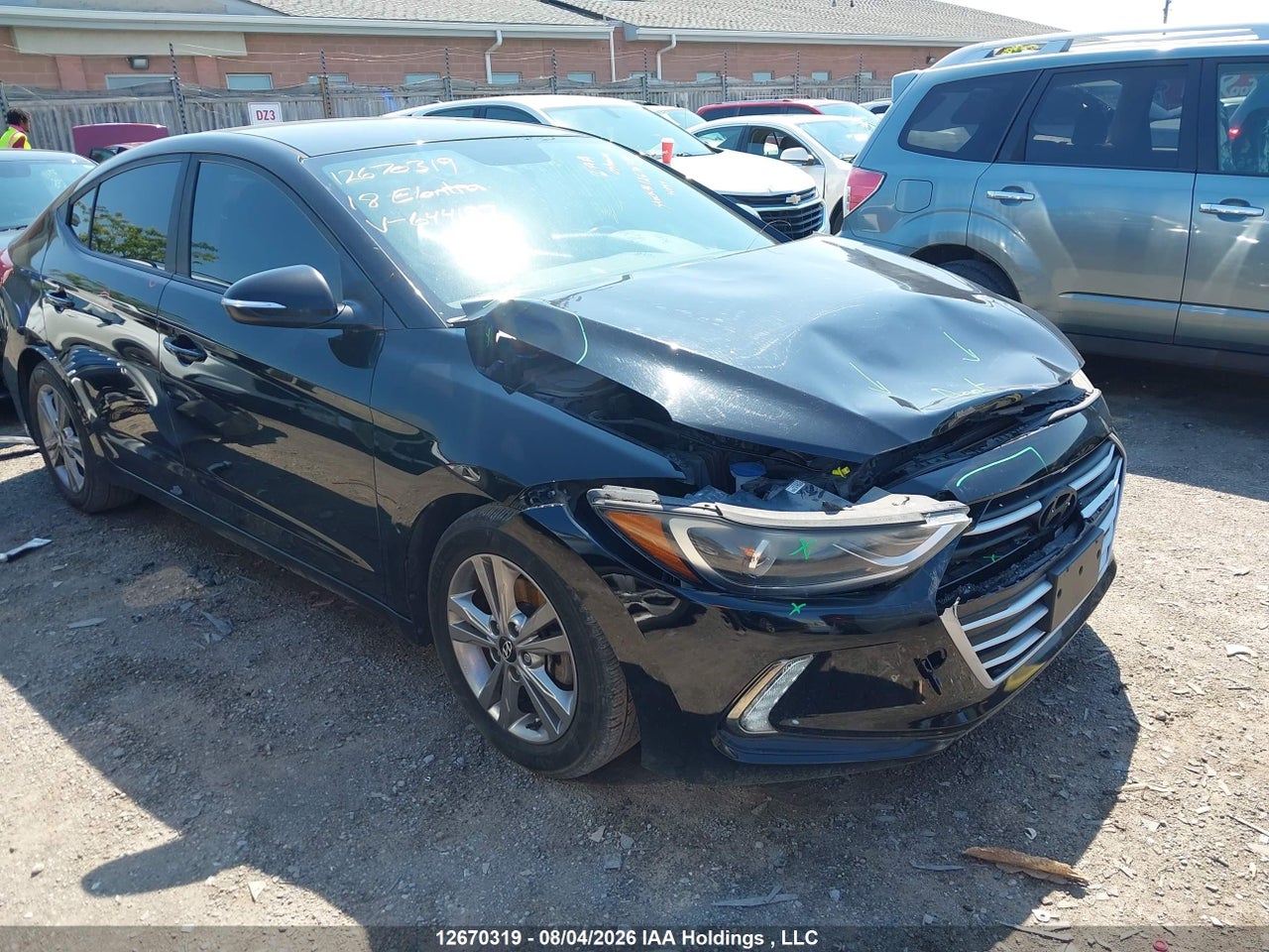 KMHD84LF9JU644197 · 2018 HYUNDAI ELANTRA GL