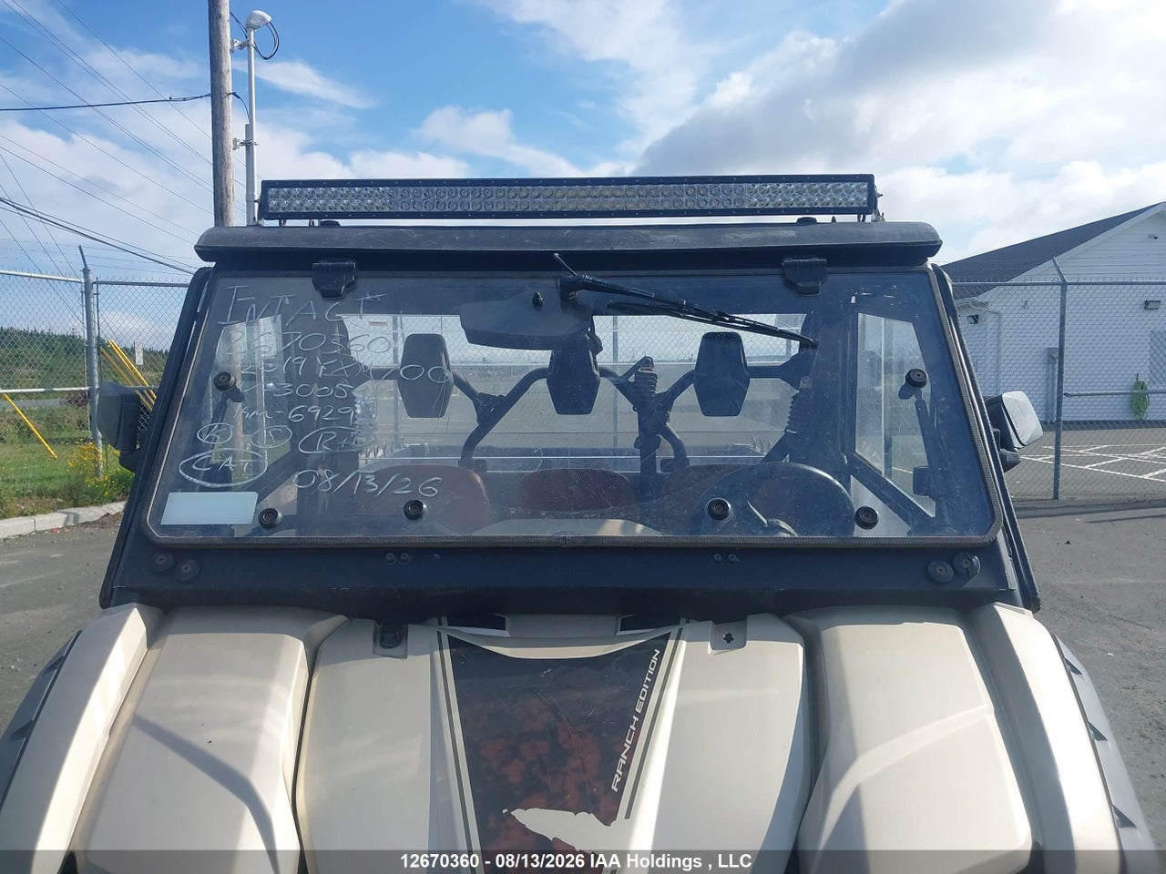 5Y4AMB2W2KA300598 · 2019 YAMAHA YXM700 · 12/14