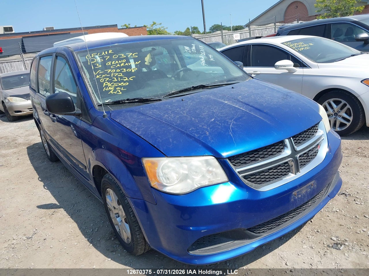 2C4RDGBG6DR700308 · 2013 DODGE GRAND CARAVAN