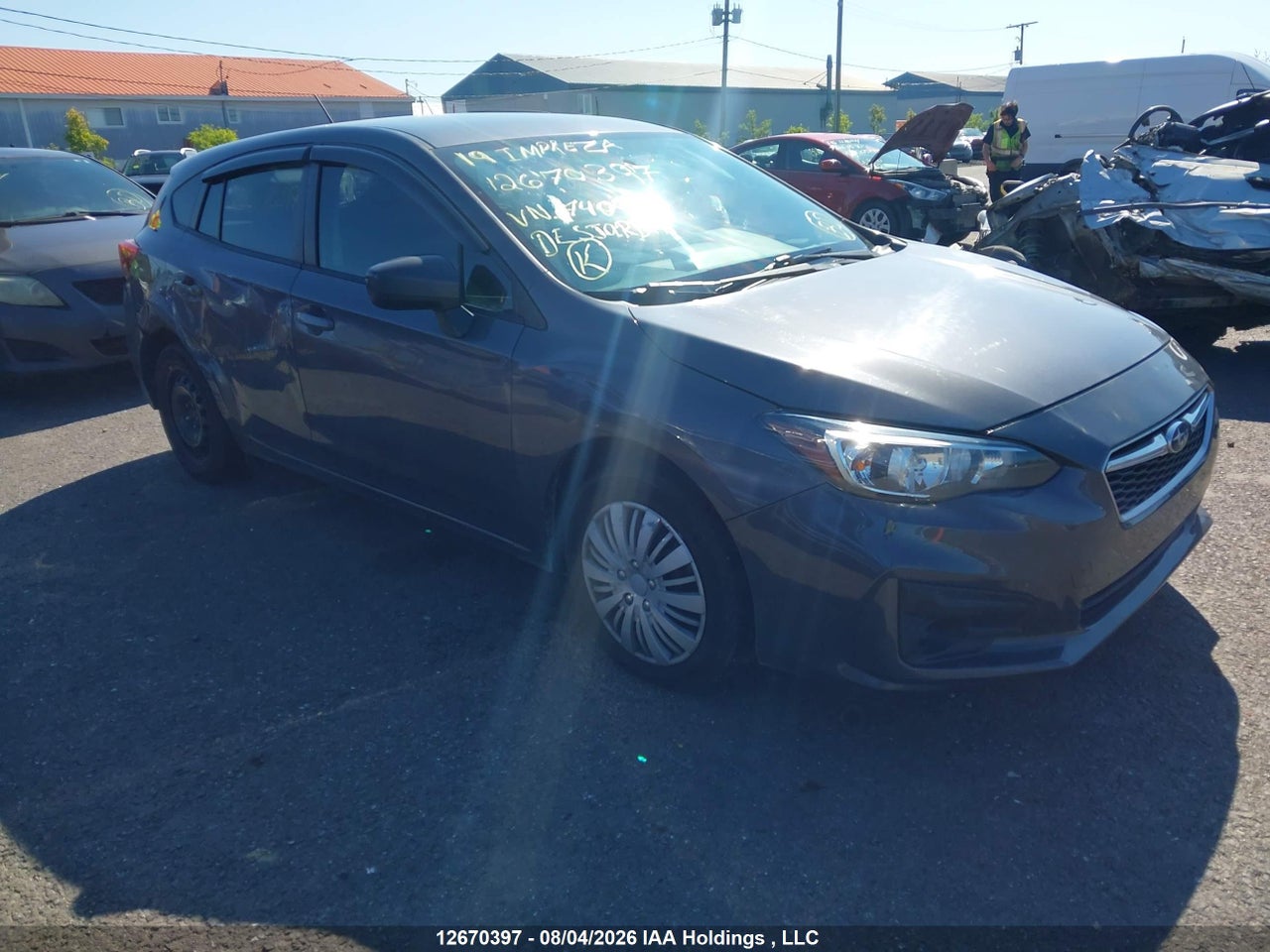 4S3GTAA62K1740936 · 2019 SUBARU IMPREZA