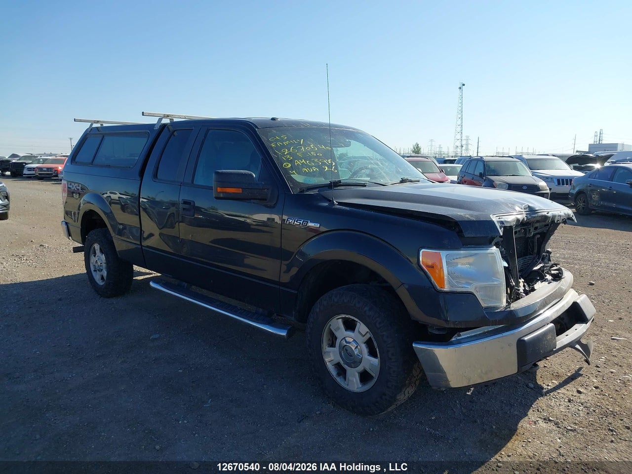 2013 FORD F150 SUPER CAB