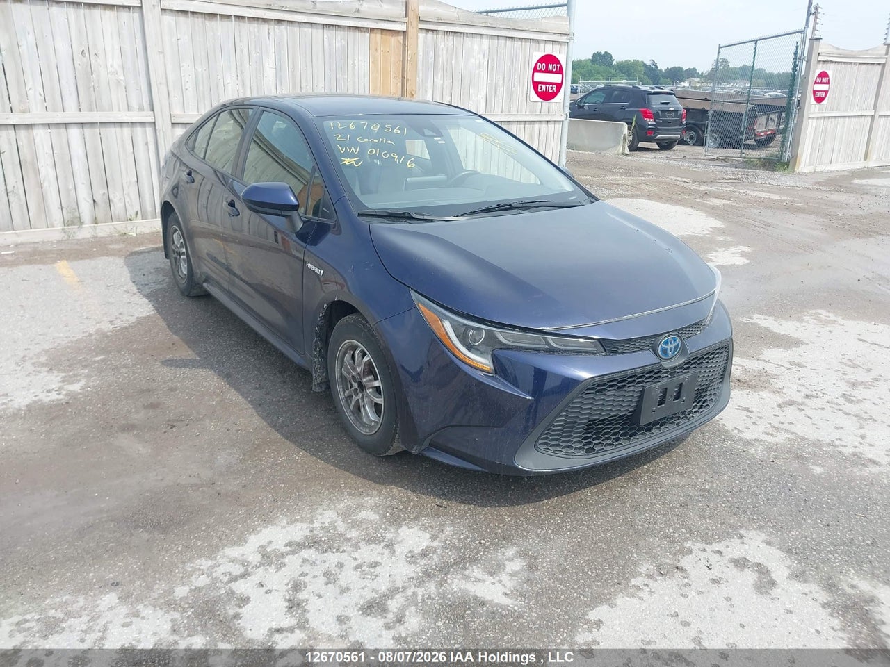 JTDBAMDE7MJ010916 · 2021 TOYOTA COROLLA HYBRID