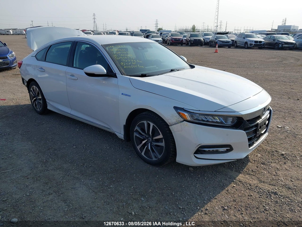 1HGCV3F7XLA800275 · 2020 HONDA ACCORD HYBRID