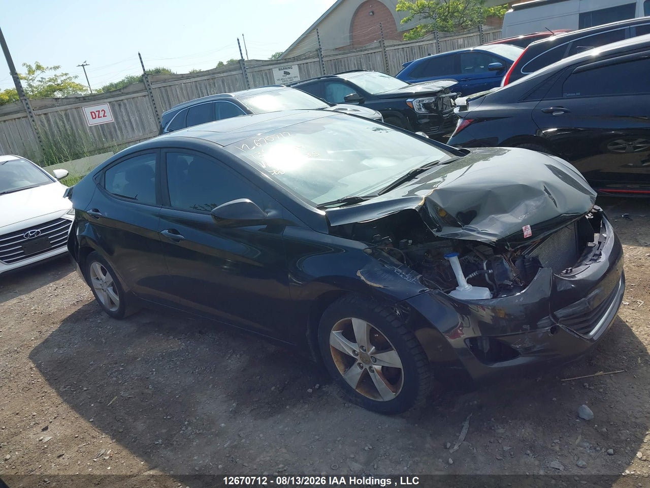 5NPDH4AE5DH157835 · 2013 HYUNDAI ELANTRA GLS