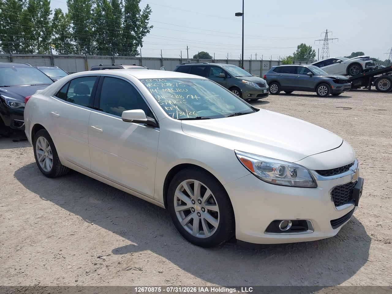1G11E5SL4EF288791 · 2014 CHEVROLET MALIBU 2LT