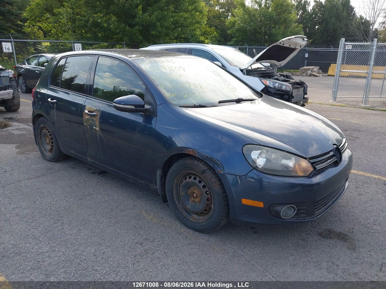 WVWDA7AJ2CW206758 · 2012 VOLKSWAGEN GOLF