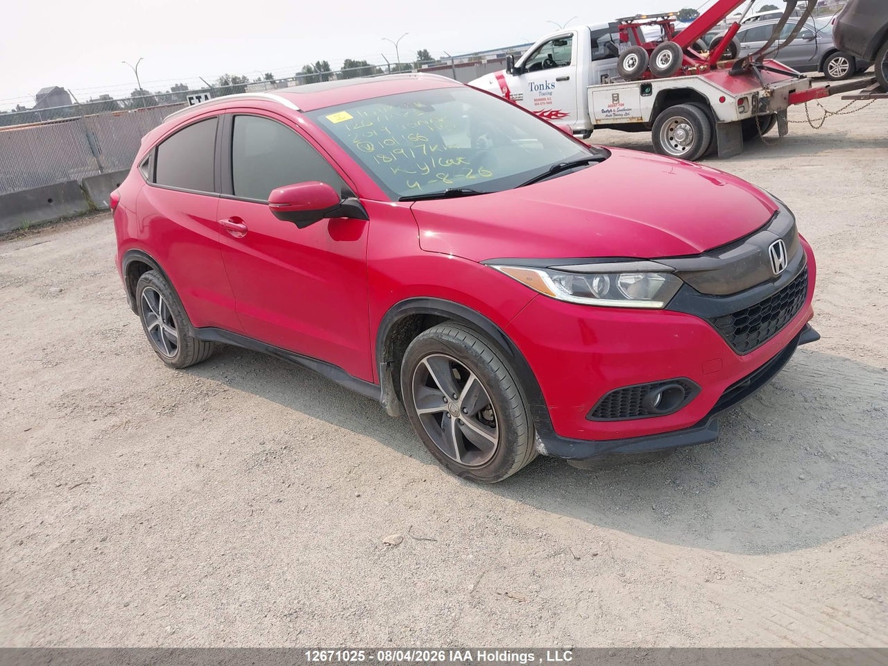 3CZRU6H22KM101166 · 2019 HONDA HR-V SPORT