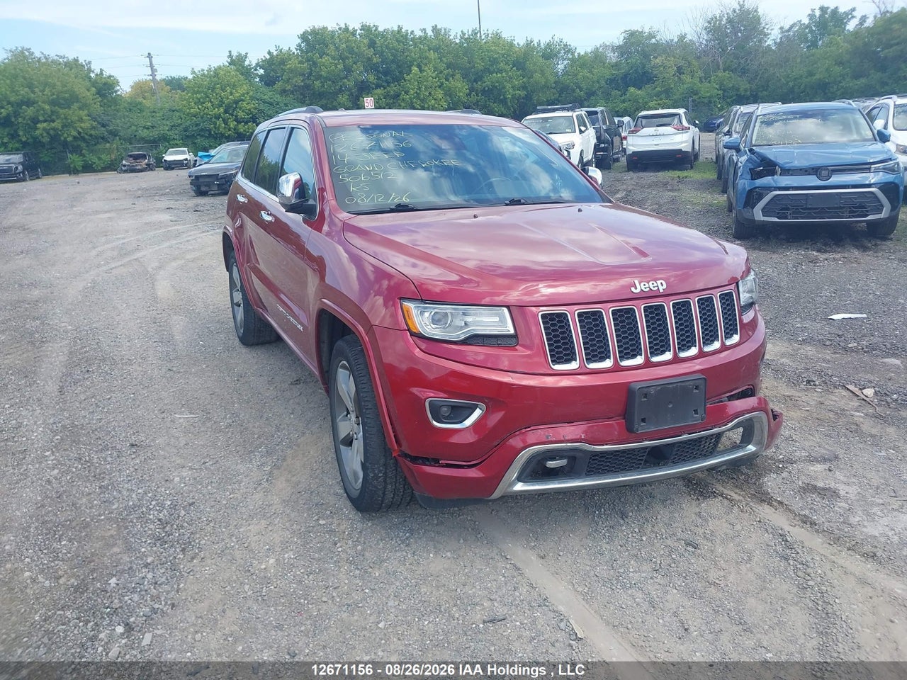 1C4RJFCG5EC506512 · 2014 JEEP GRAND CHEROKEE OVERLAND