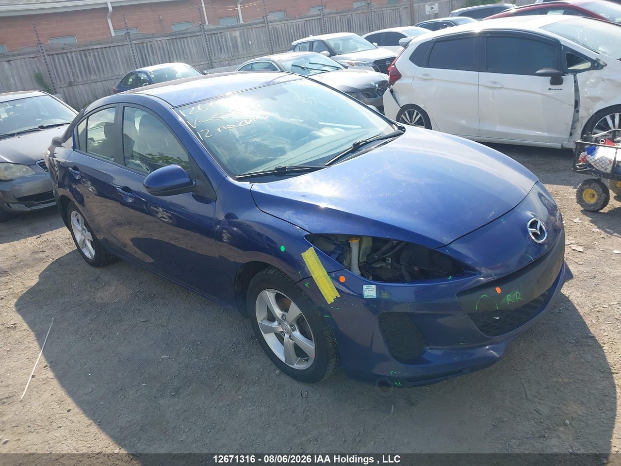 JM1BL1UF6C1538284 · 2012 MAZDA 3 Sport