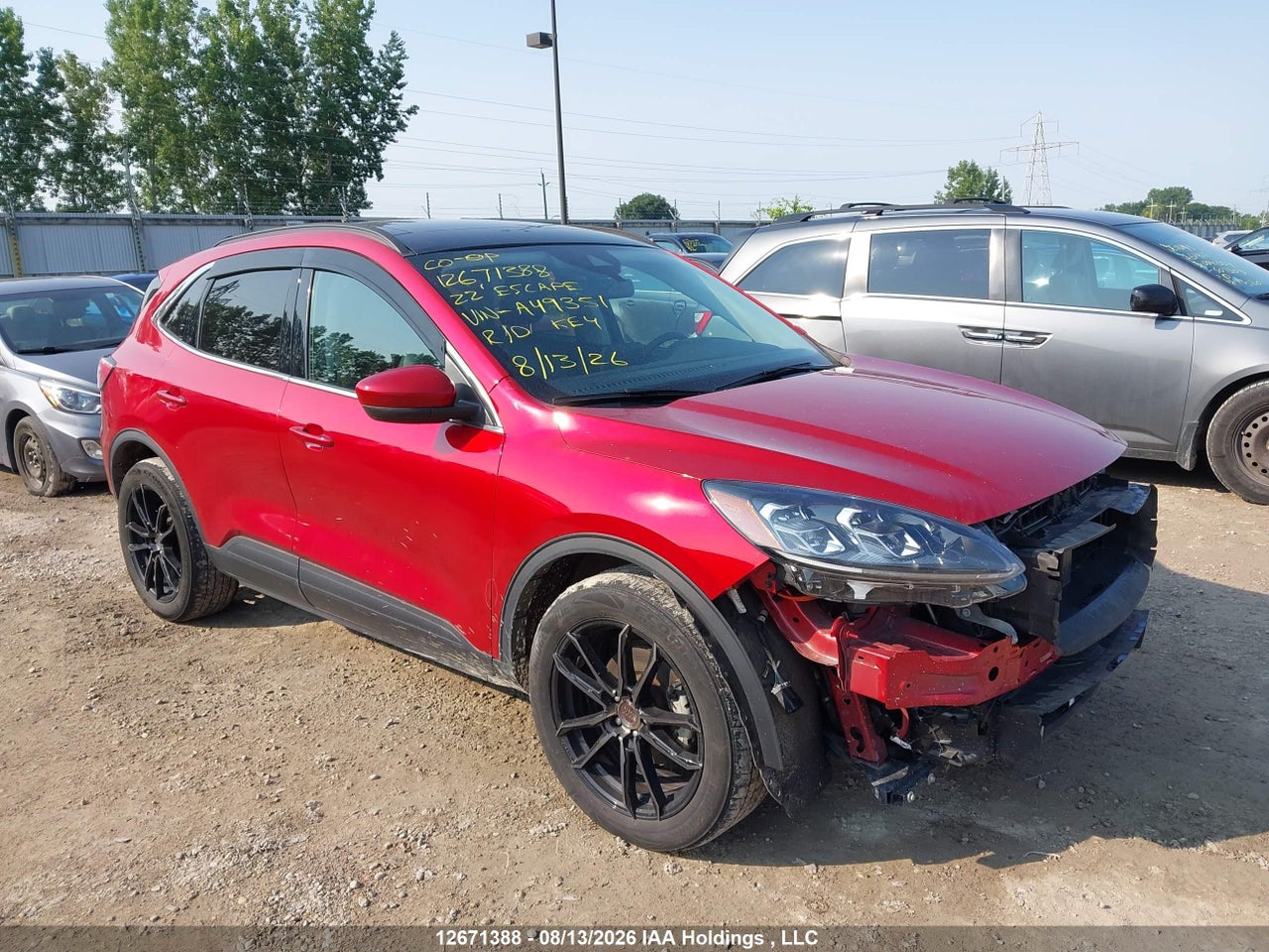 1FMCU9DZ5NUA49351 · 2022 FORD ESCAPE TITANIUM HYBRID