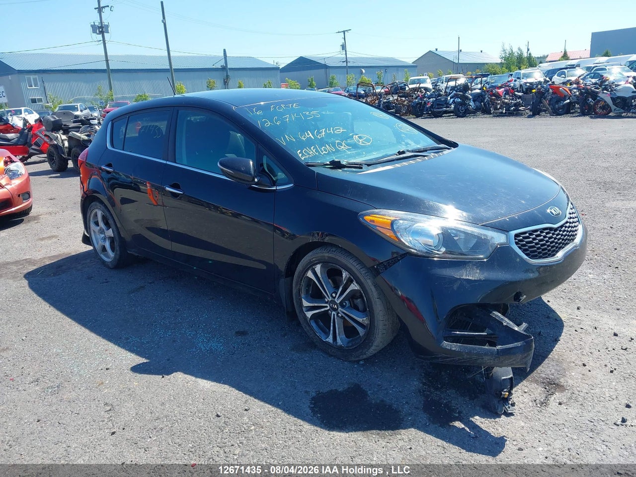 KNAFX5A84G5646742 · 2016 KIA FORTE EX