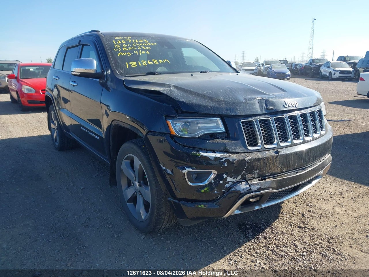 1C4RJFCGXFC825230 · 2015 JEEP GRAND CHEROKEE OVERLAND