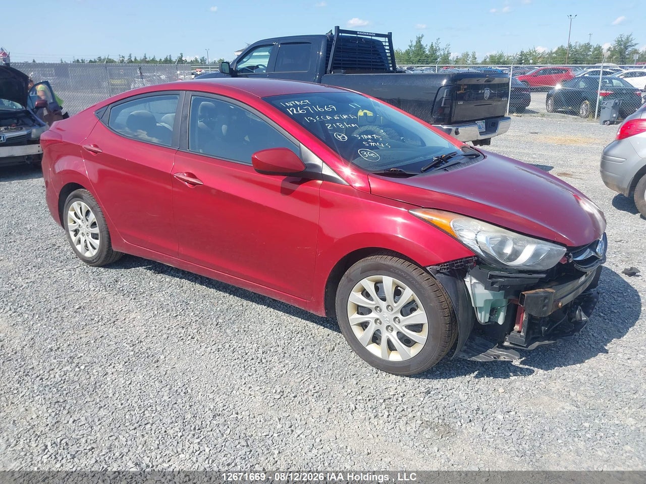 5NPDH4AE7DH406359 · 2013 HYUNDAI ELANTRA GL