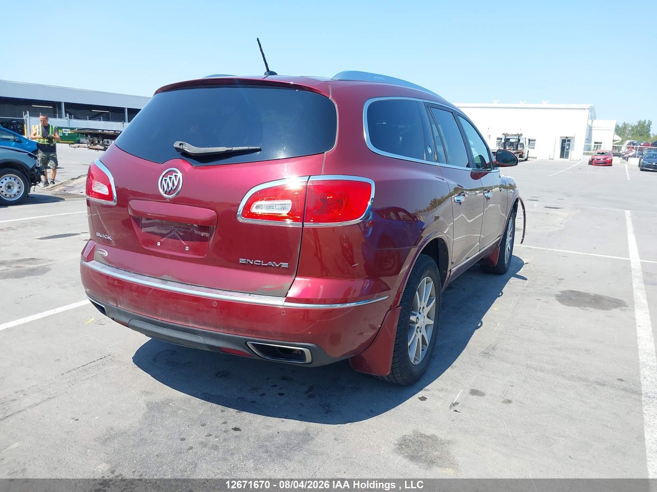 5GAKRBKDXFJ367891 · 2015 BUICK ENCLAVE LEATHER · 4/20