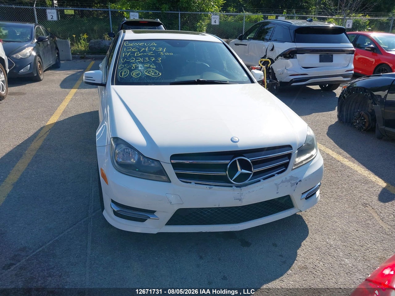 WDDGF8AB2EG221373 · 2014 MERCEDES BENZ C 300 4MATIC · 12/22