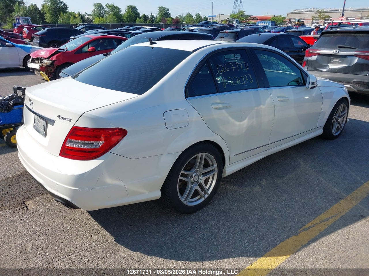 WDDGF8AB2EG221373 · 2014 MERCEDES BENZ C 300 4MATIC · 4/22